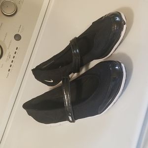 Black Nike Mary Jane's